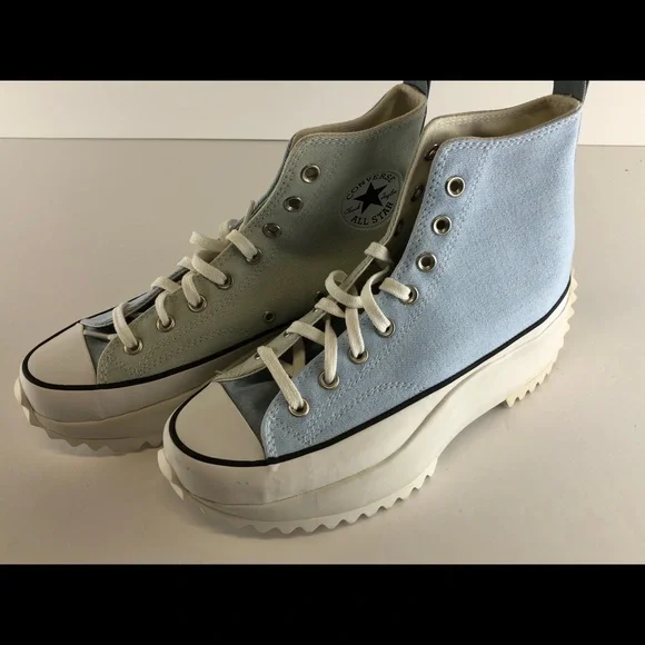 Converse Summer Denim Run Star Hike Blue Mens 9 Unisex Casual Lifestyle … - Picture 9 of 12